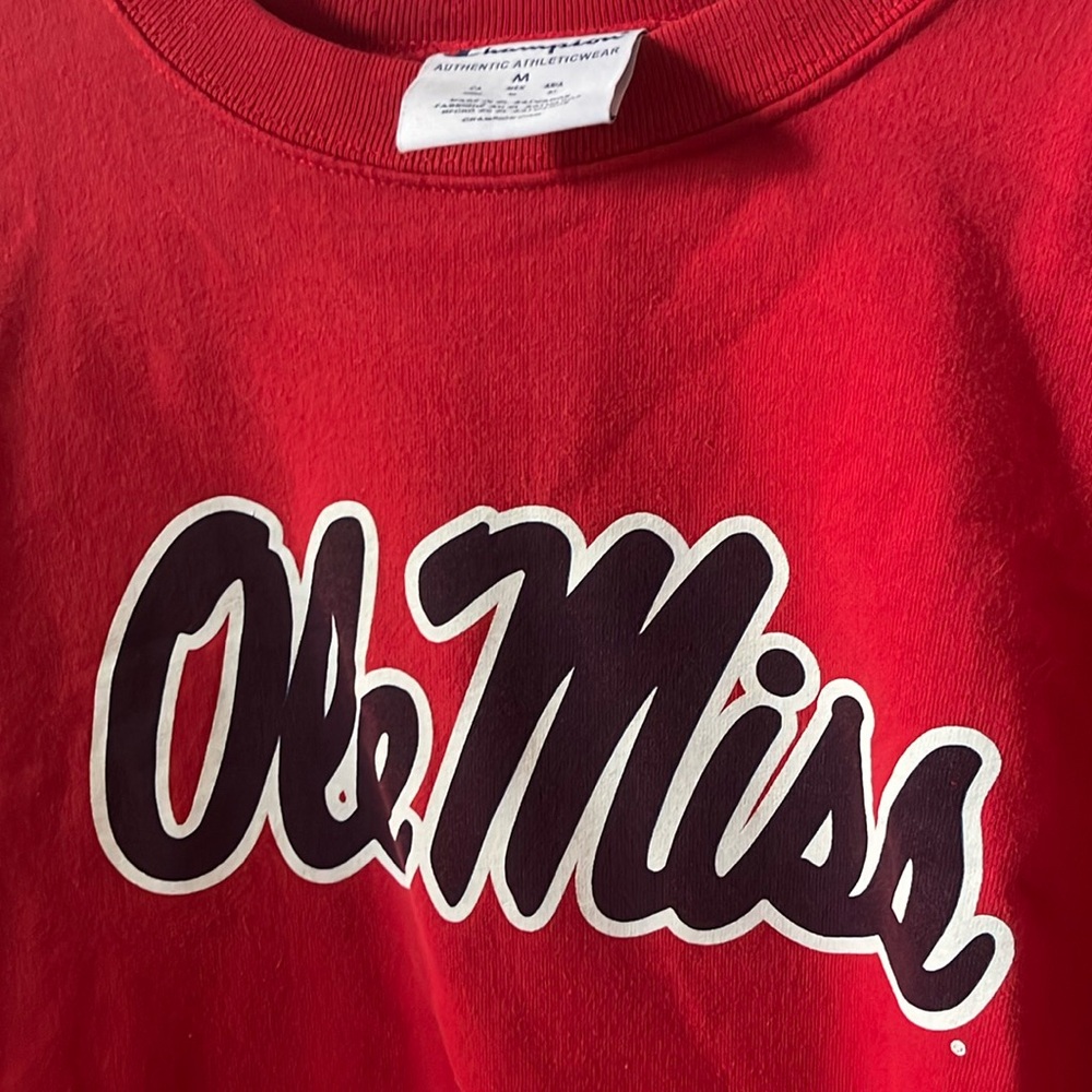 Ole Miss Red Sweatshirt